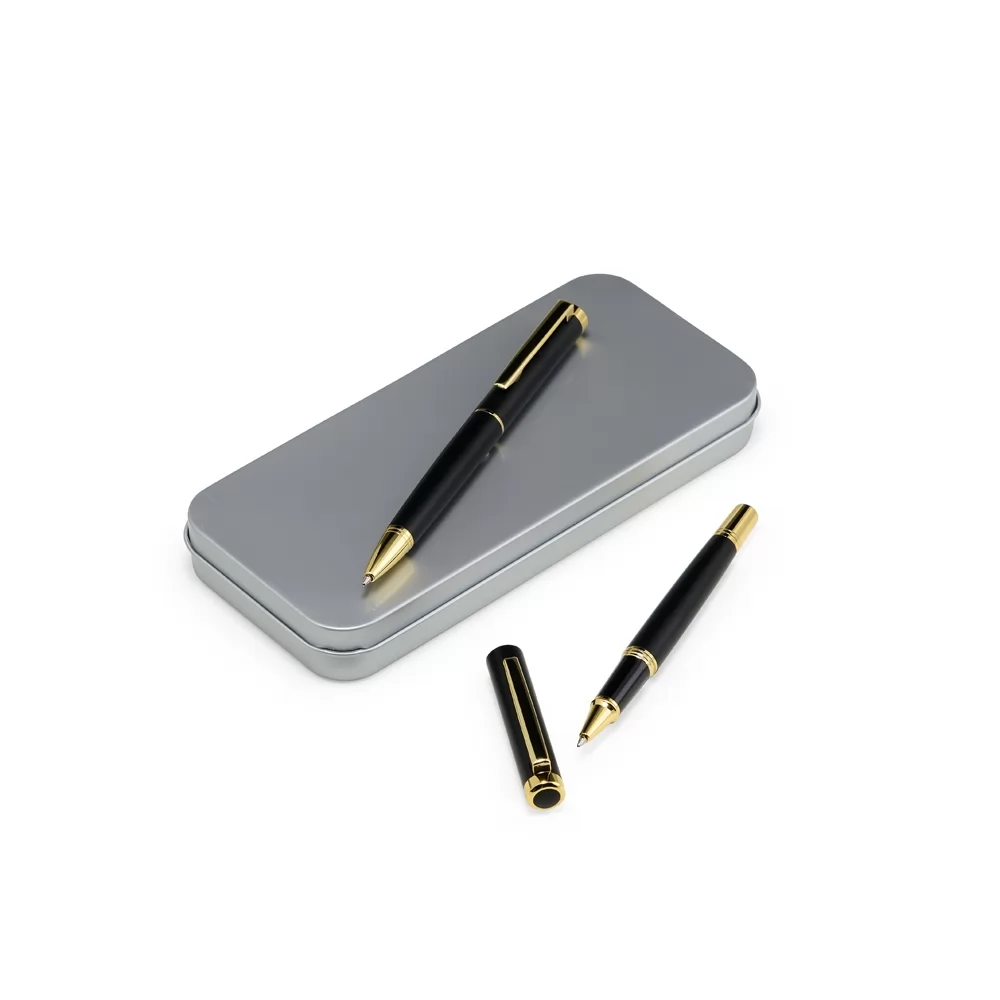 Kit Caneta Esferográfica e Roller Personalizado Kit Caneta Esferográfica e Roller Personalizado