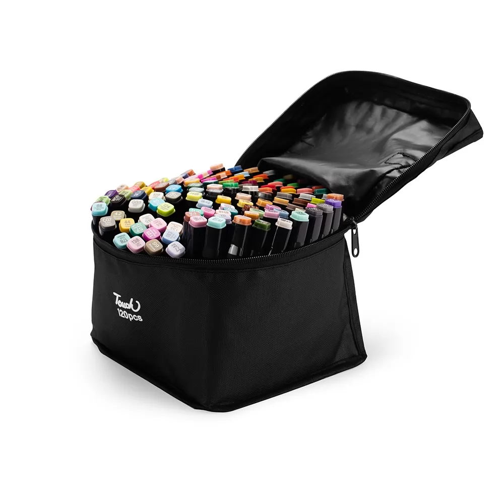 Kit Canetas Marcadoras 120 Cores Personalizado Kit Canetas Marcadoras 120 Cores Personalizado