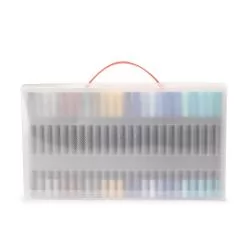 Kit Canetinhas Ponta Dupla 72 Cores Personalizado