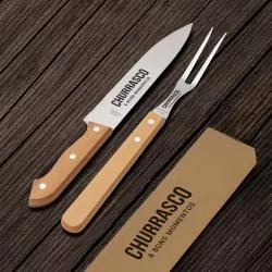 Kit Churrasco 2 Peças Personalizado Kit Churrasco 2 Peças Personalizado