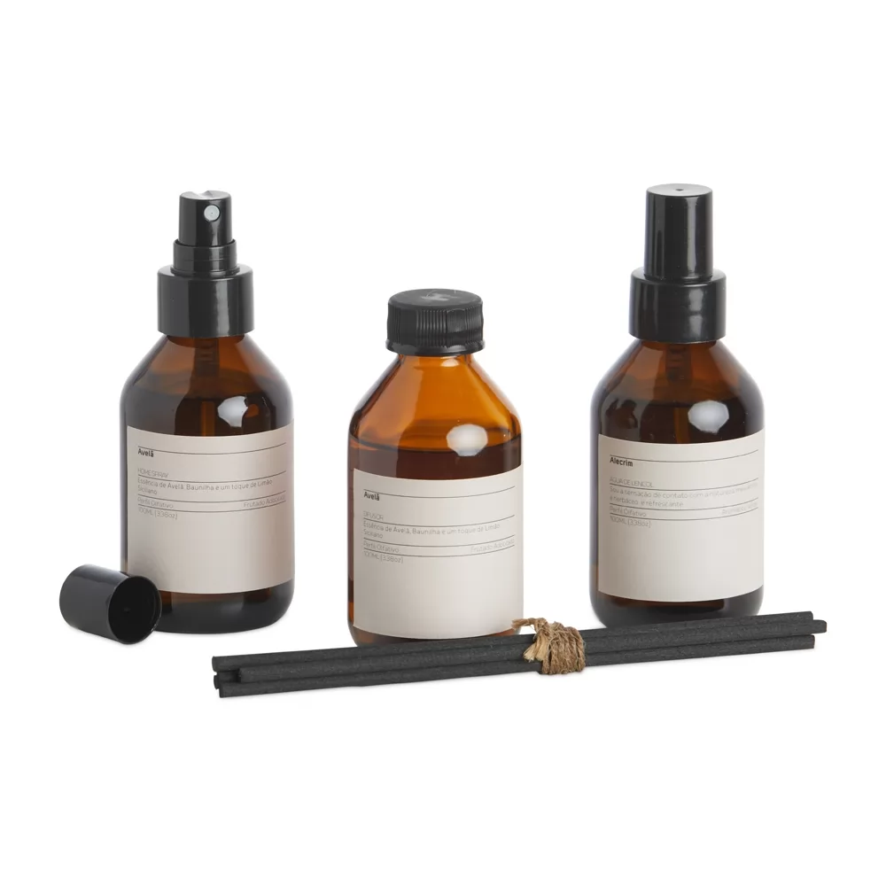 Kit com 3 Aromas para Ambiente Personalizado Kit com 3 Aromas para Ambiente Personalizado