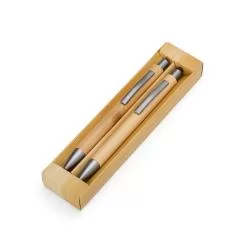 Kit Ecológico Caneta e Lapiseira Bambu Personalizado Kit Ecológico Caneta e Lapiseira Bambu Personalizado