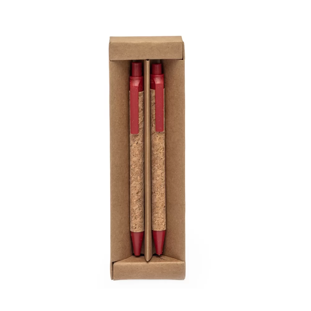 Kit Ecológico Caneta e Lapiseira Cortiça Personalizado Kit Ecológico Caneta e Lapiseira Cortiça Personalizado