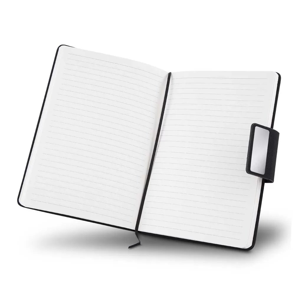 Kit escritório Caderno, Garrafa e Caneta Metalica Personalizado