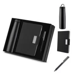 Kit escritório Caderno, Garrafa e Caneta Metalica Personalizado Kit escritório Caderno, Garrafa e Caneta Metalica Personalizado