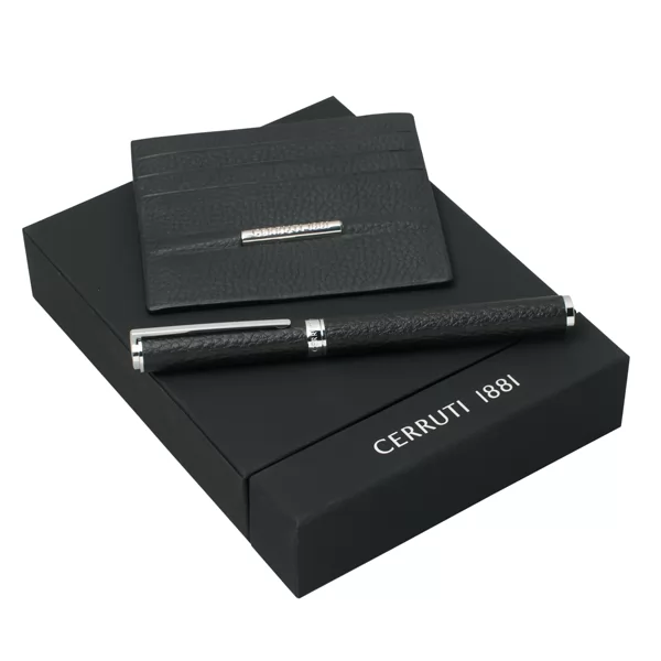 Kit porta cartões e roller Premium Carruti 1881 Personalizado Kit porta cartões e roller Premium Carruti 1881 Personalizado