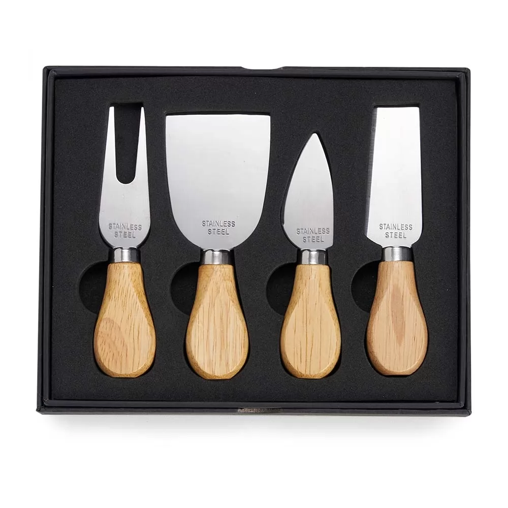 Kit Queijo 4 Peças Personalizado Kit Queijo 4 Peças Personalizado