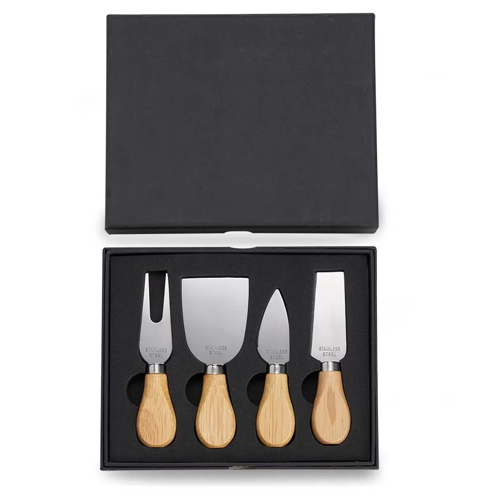 Kit Queijo 4 Peças Personalizado Kit Queijo 4 Peças Personalizado
