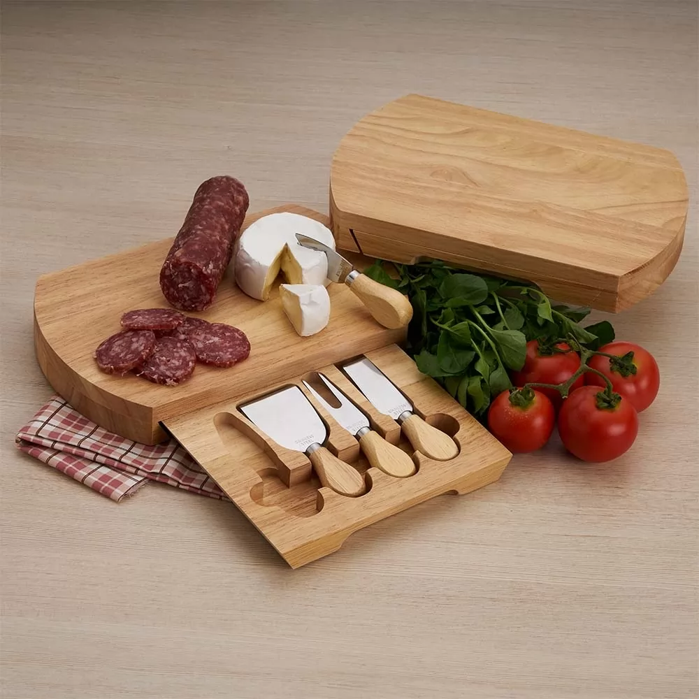 Kit Queijo 5 Peças Personalizado Kit Queijo 5 Peças Personalizado