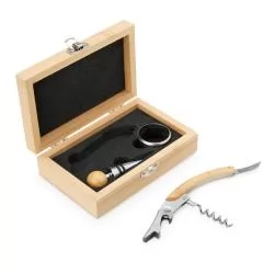 KIT VINHO DE BAMBU 3 PEÇAS Personalizado KIT VINHO DE BAMBU 3 PEÇAS Personalizado