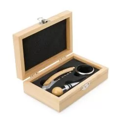 KIT VINHO DE BAMBU 3 PEÇAS Personalizado KIT VINHO DE BAMBU 3 PEÇAS Personalizado