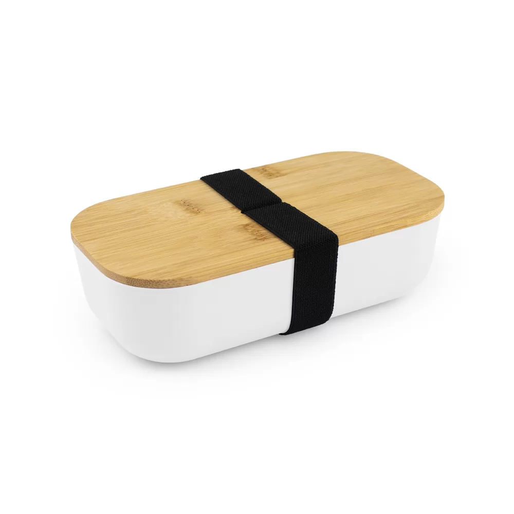 Lancheira em rPET e tampa de bambu Personalizada Lancheira em rPET e tampa de bambu Personalizada