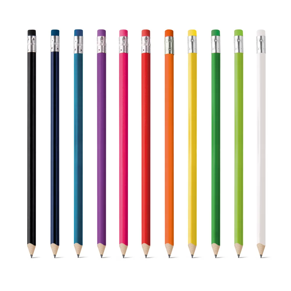 Lápis apontado com borracha Personalizados Lápis apontado com borracha Personalizados