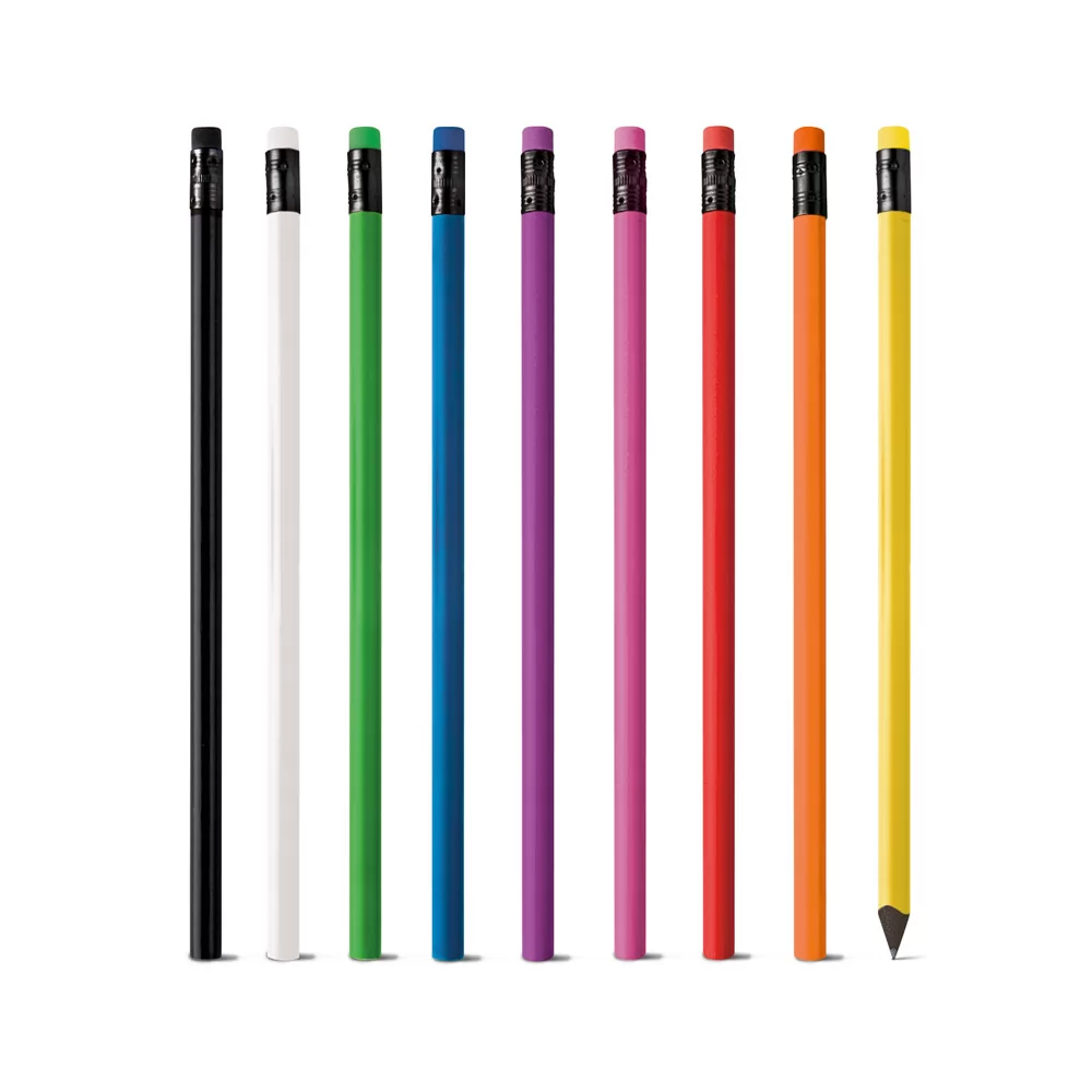 Lápis em resina 100% reciclada com borracha Personalizados Lápis em resina 100% reciclada com borracha Personalizados