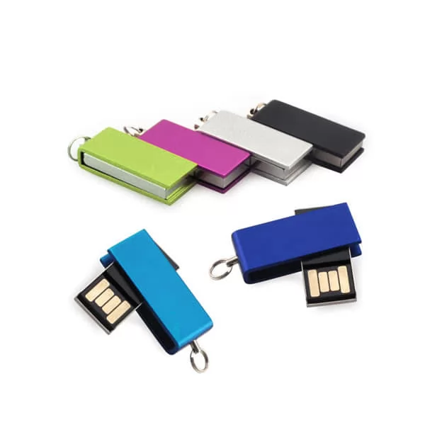Mini Pen Drive Giratório 4 GB Personalizado Mini Pen Drive Giratório 4 GB Personalizado