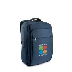 Mochila com Porta Notebook em Poliéster Reciclado Personalizada Mochila com Porta Notebook em Poliéster Reciclado Personalizada