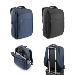 Mochila com Porta Notebook em Poliéster Reciclado Personalizada Mochila com Porta Notebook em Poliéster Reciclado Personalizada