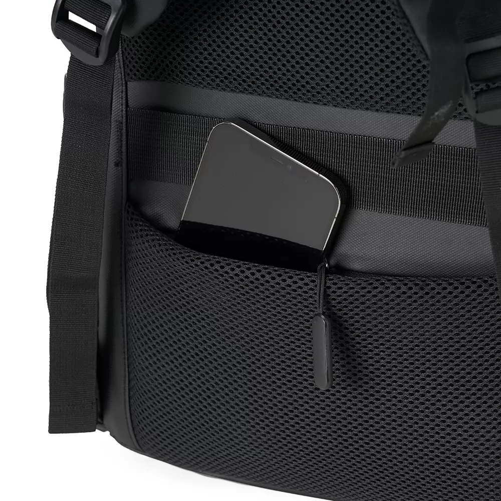 Mochila Couro Sintético USB 20 Litros Personalizada Mochila Couro Sintético USB 20 Litros Personalizada