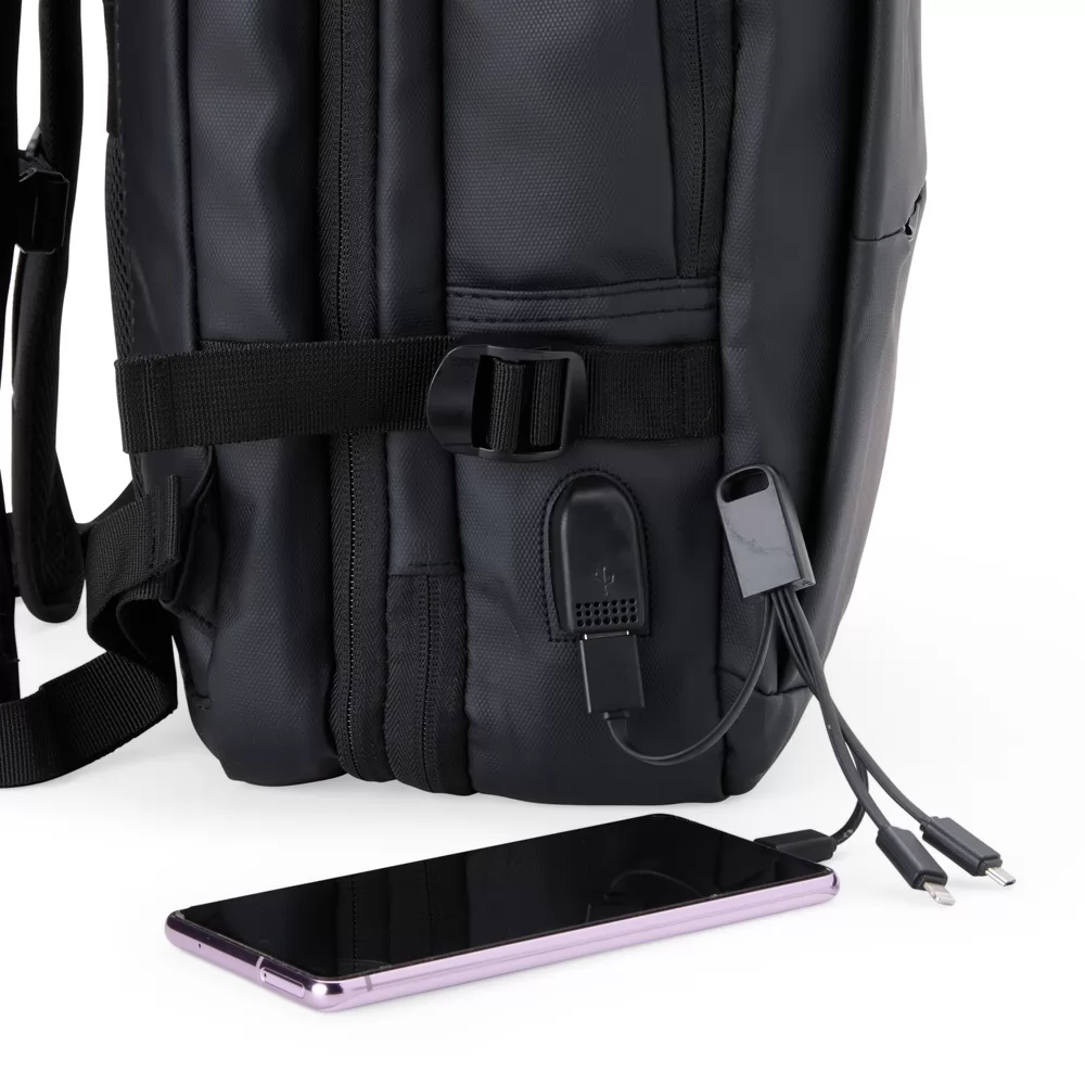 Mochila de Couro Sintético 36 Litros Personalizada Mochila de Couro Sintético 36 Litros Personalizada