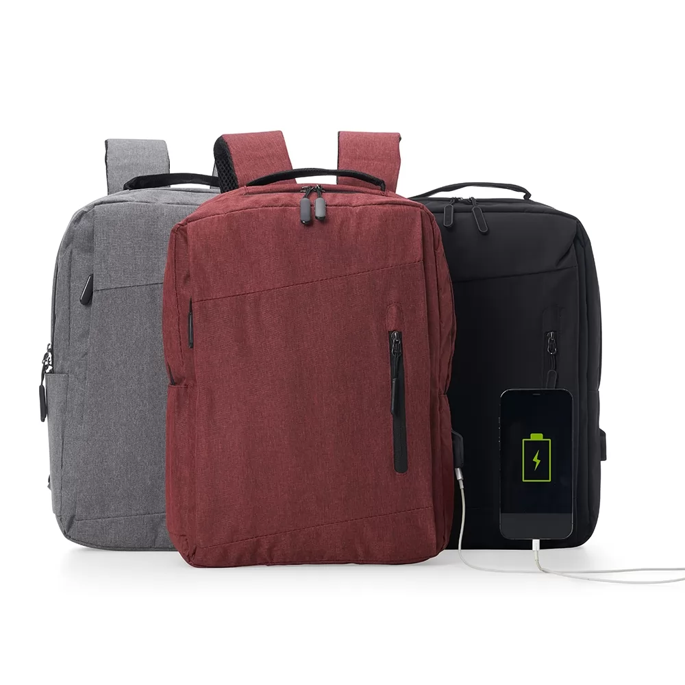 Mochila de Nylon USB 18L Personalizada Mochila de Nylon USB 18L Personalizada