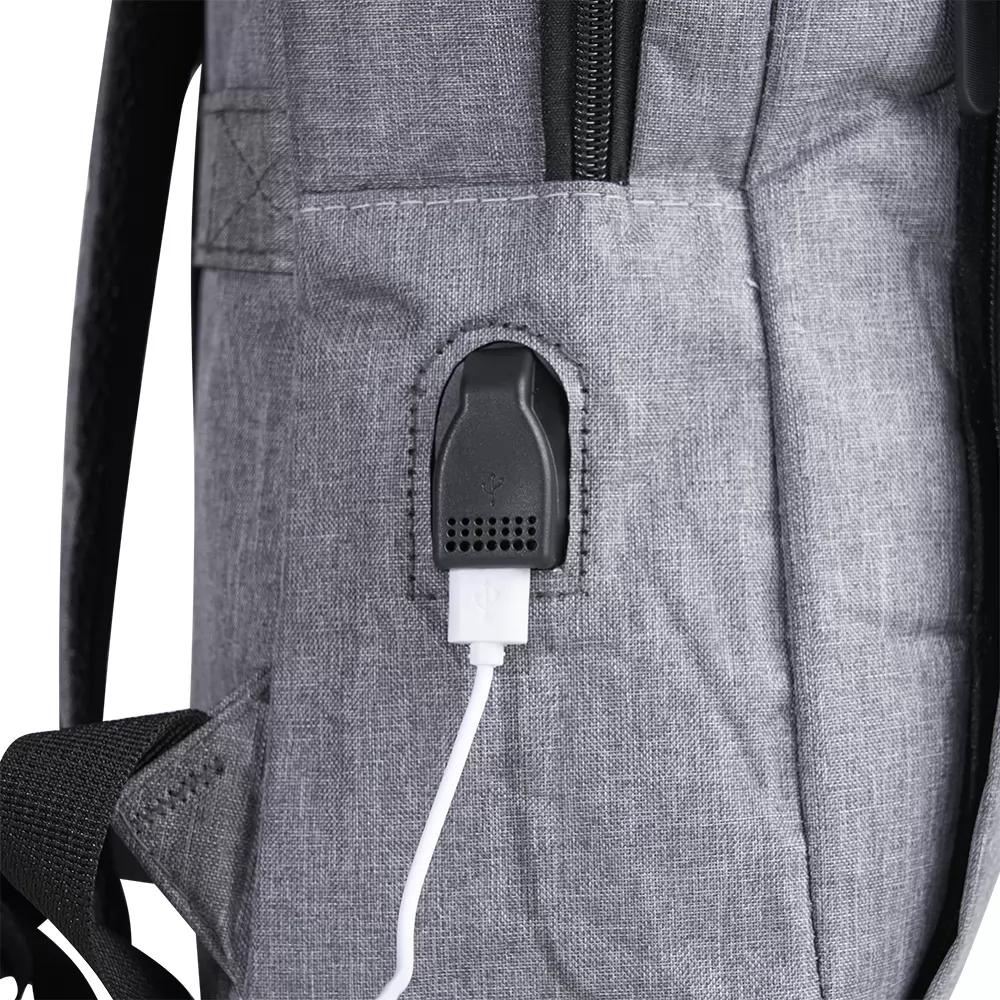 Mochila de Nylon USB 21L Personalizada Mochila de Nylon USB 21L Personalizada