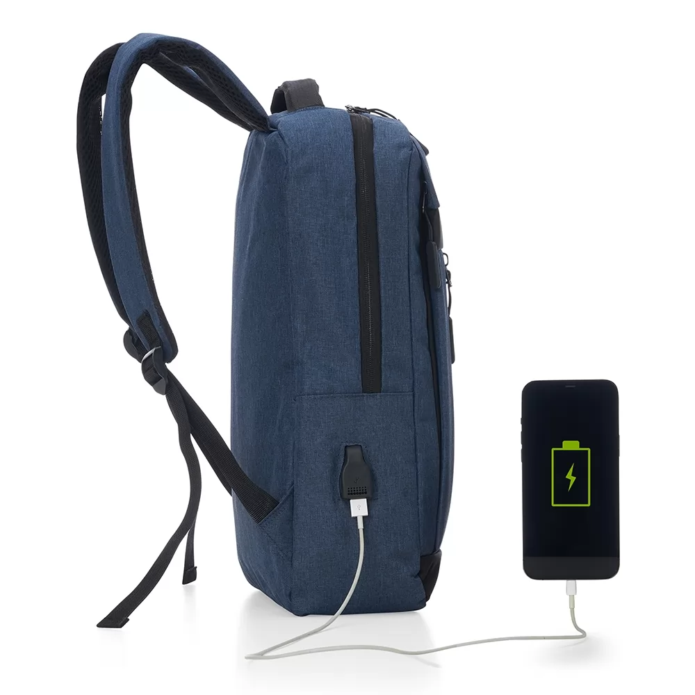 Mochila de Nylon USB 21L Personalizada Mochila de Nylon USB 21L Personalizada