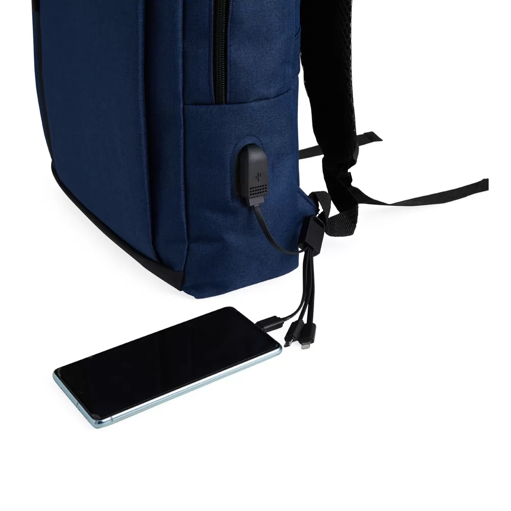 Mochila de Nylon USB 21L Personalizada Mochila de Nylon USB 21L Personalizada