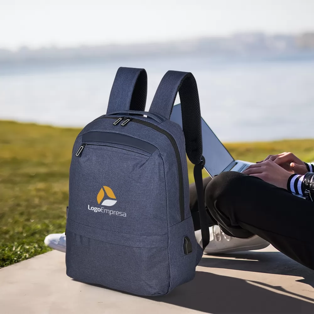 Mochila de Nylon USB 21L Personalizada Mochila de Nylon USB 21L Personalizada