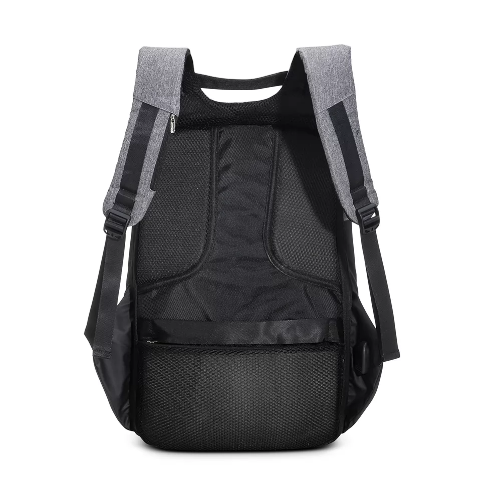 Mochila de Poliéster Anti-Furto USB com Segredo Personalizada Mochila de Poliéster Anti-Furto USB com Segredo Personalizada
