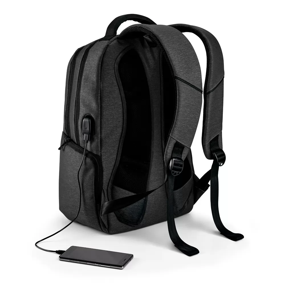 Mochila para notebook 17'' em Nylon 2Tone impermeável Personalizada Mochila para notebook 17'' em Nylon 2Tone impermeável Personalizada