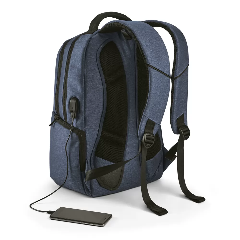 Mochila para notebook 17'' em Nylon 2Tone impermeável Personalizada Mochila para notebook 17'' em Nylon 2Tone impermeável Personalizada