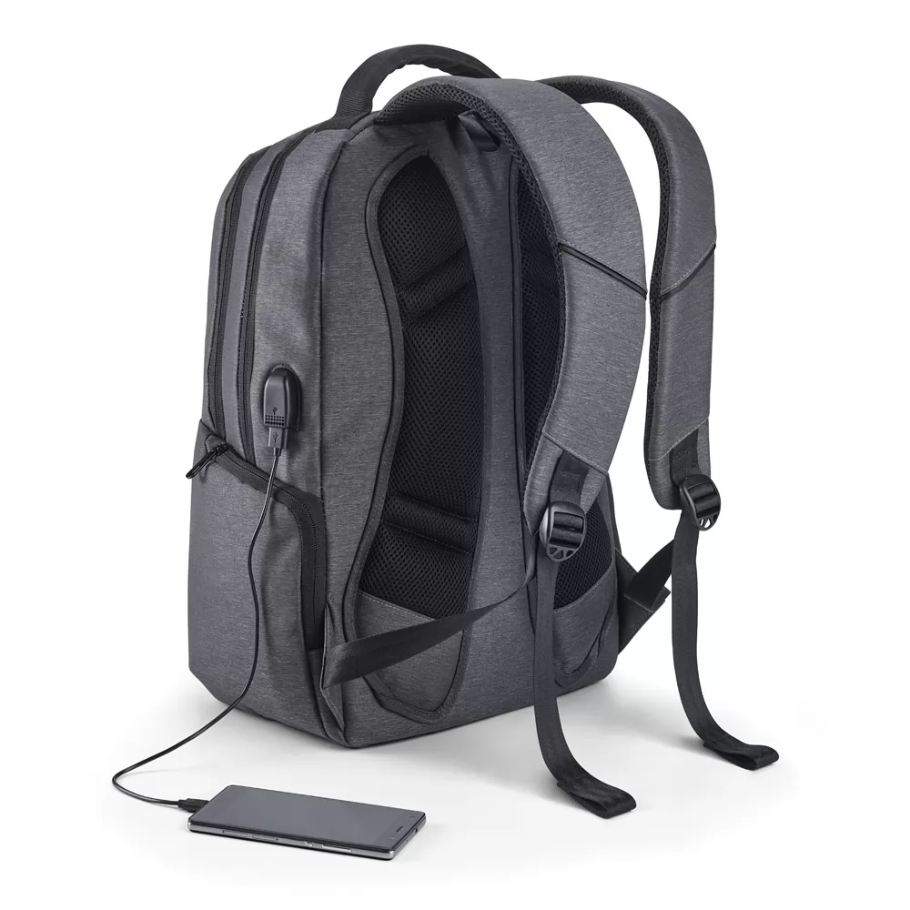 Mochila para notebook 17'' em Nylon 2Tone impermeável Personalizada Mochila para notebook 17'' em Nylon 2Tone impermeável Personalizada