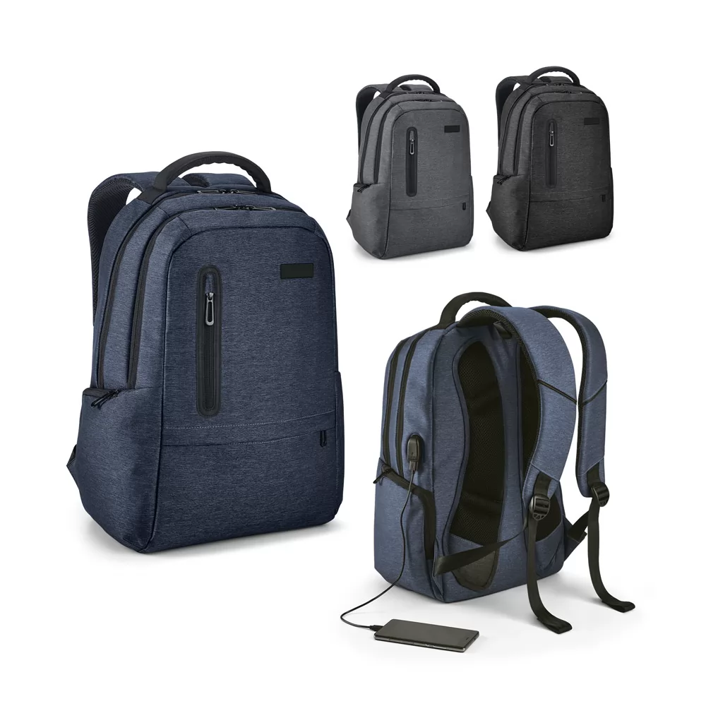 Mochila para notebook 17'' em Nylon 2Tone impermeável Personalizada Mochila para notebook 17'' em Nylon 2Tone impermeável Personalizada