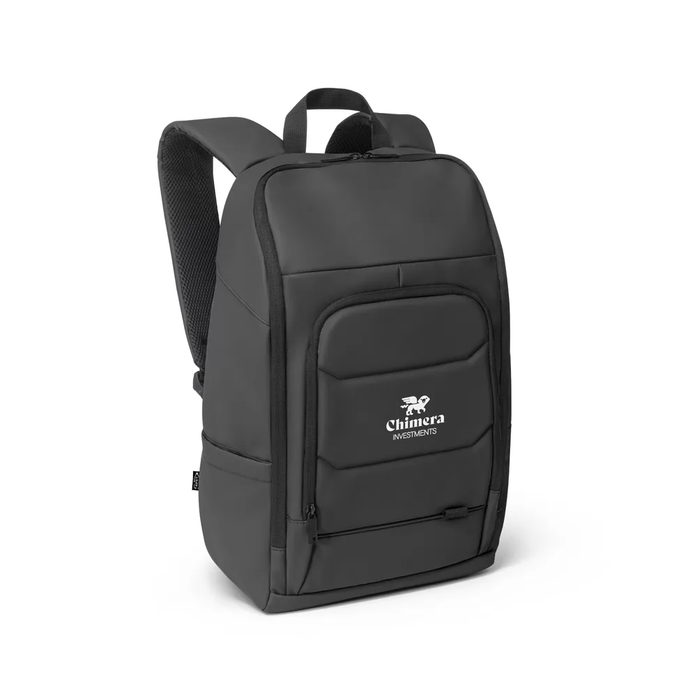 Mochila para notebook em poliéster reciclado (100% rPET) Personalizada Mochila para notebook em poliéster reciclado (100% rPET) Personalizada