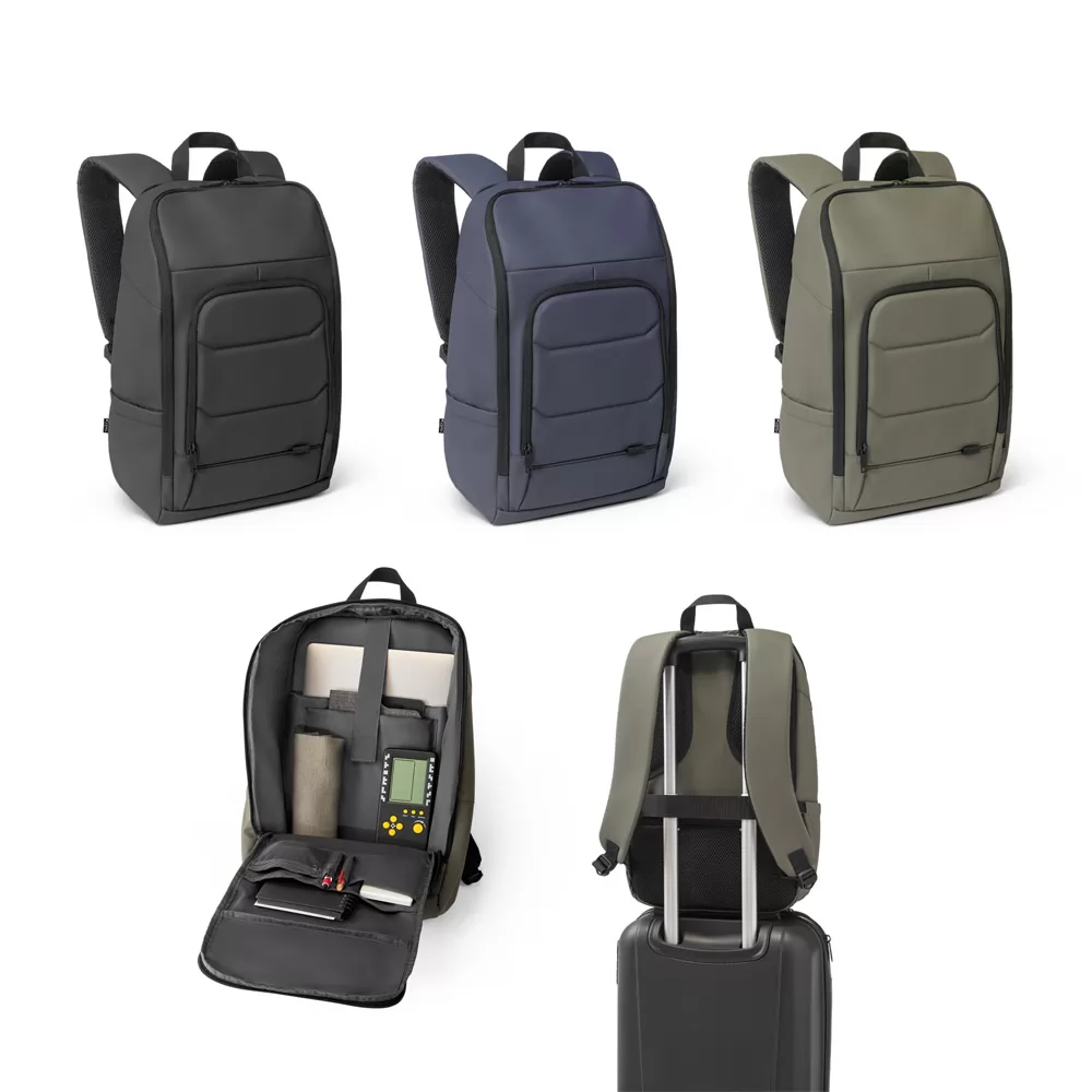 Mochila para notebook em poliéster reciclado (100% rPET) Personalizada Mochila para notebook em poliéster reciclado (100% rPET) Personalizada