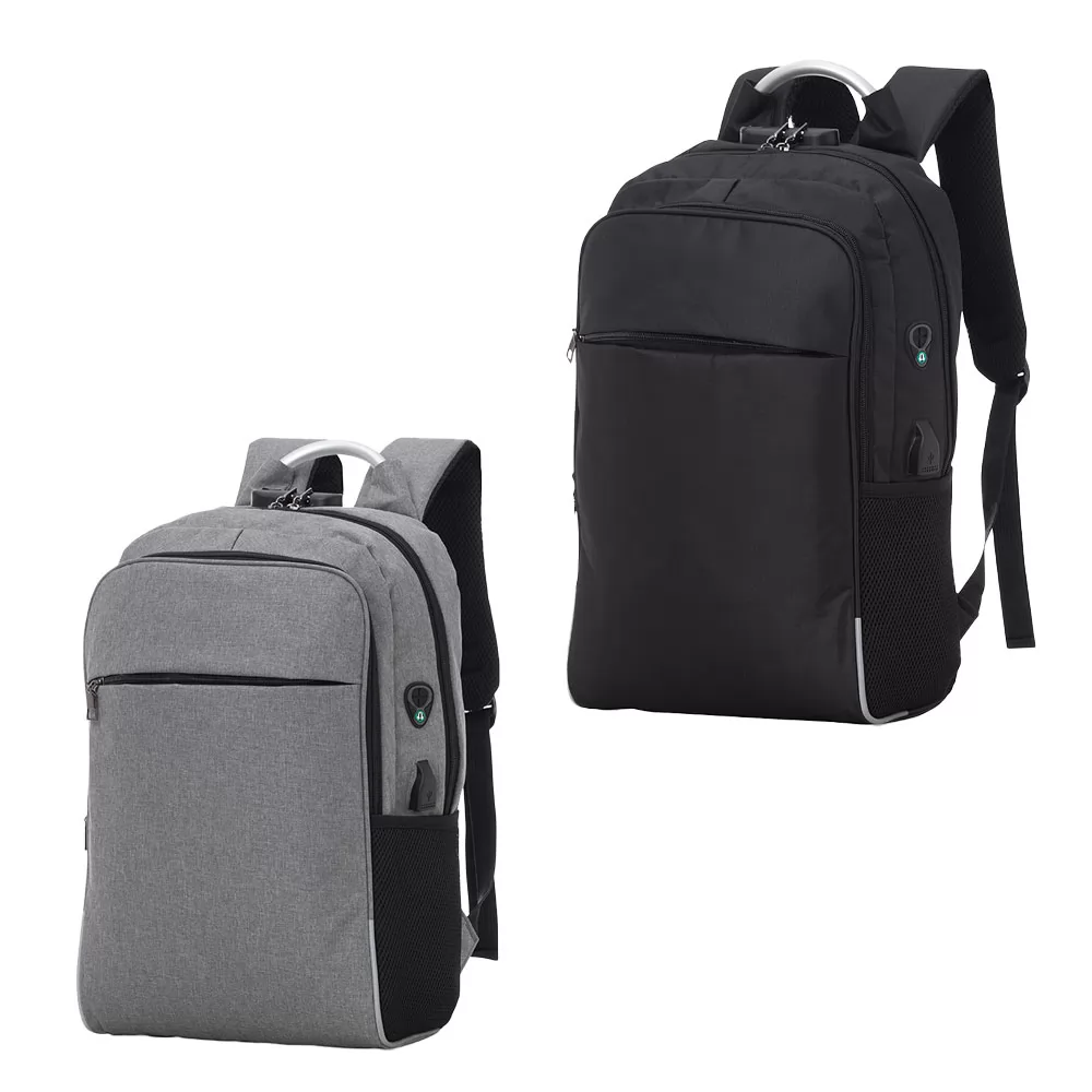 Mochila para notebook em tecido poliéster Personalizada Mochila para notebook em tecido poliéster Personalizada