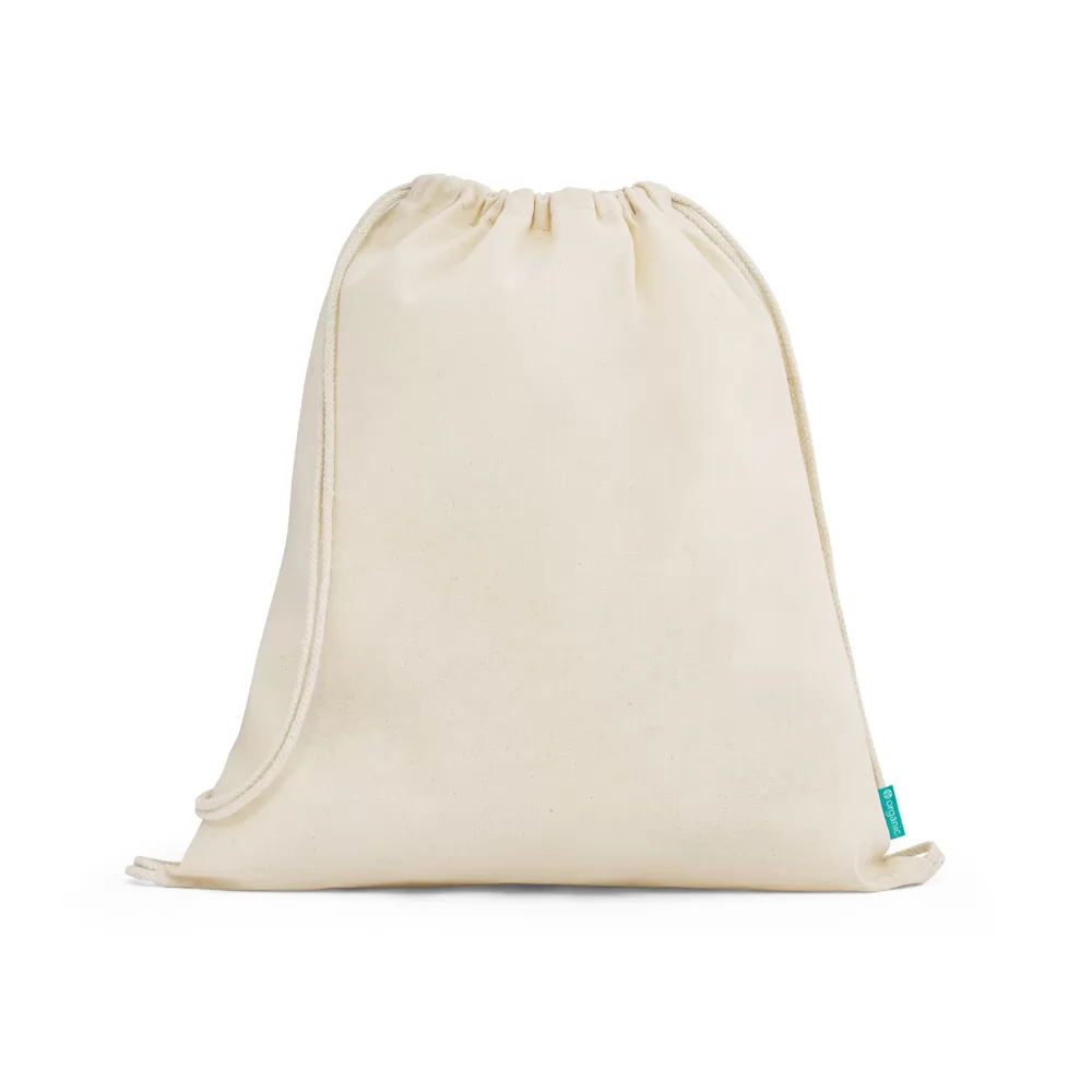 Mochila Saco 100% Algodão Orgânico Personalizada Mochila Saco 100% Algodão Orgânico Personalizada