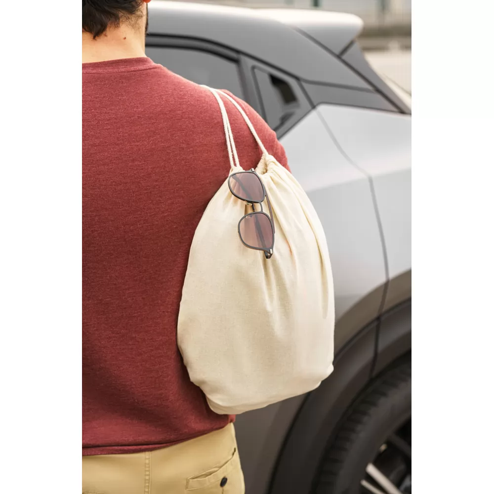 Mochila Saco 100% Algodão Orgânico Personalizada Mochila Saco 100% Algodão Orgânico Personalizada