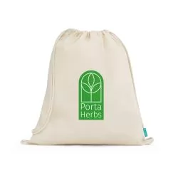 Mochila Saco 100% Algodão Orgânico Personalizada Mochila Saco 100% Algodão Orgânico Personalizada