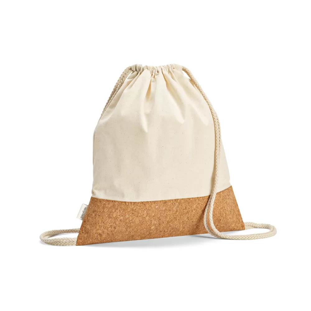 Mochila Saco em 70% algodão reciclado Personalizada Mochila Saco em 70% algodão reciclado Personalizada