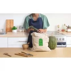 Mochila Saco em Algodão 100% Orgânico Personalizada Mochila Saco em Algodão 100% Orgânico Personalizada