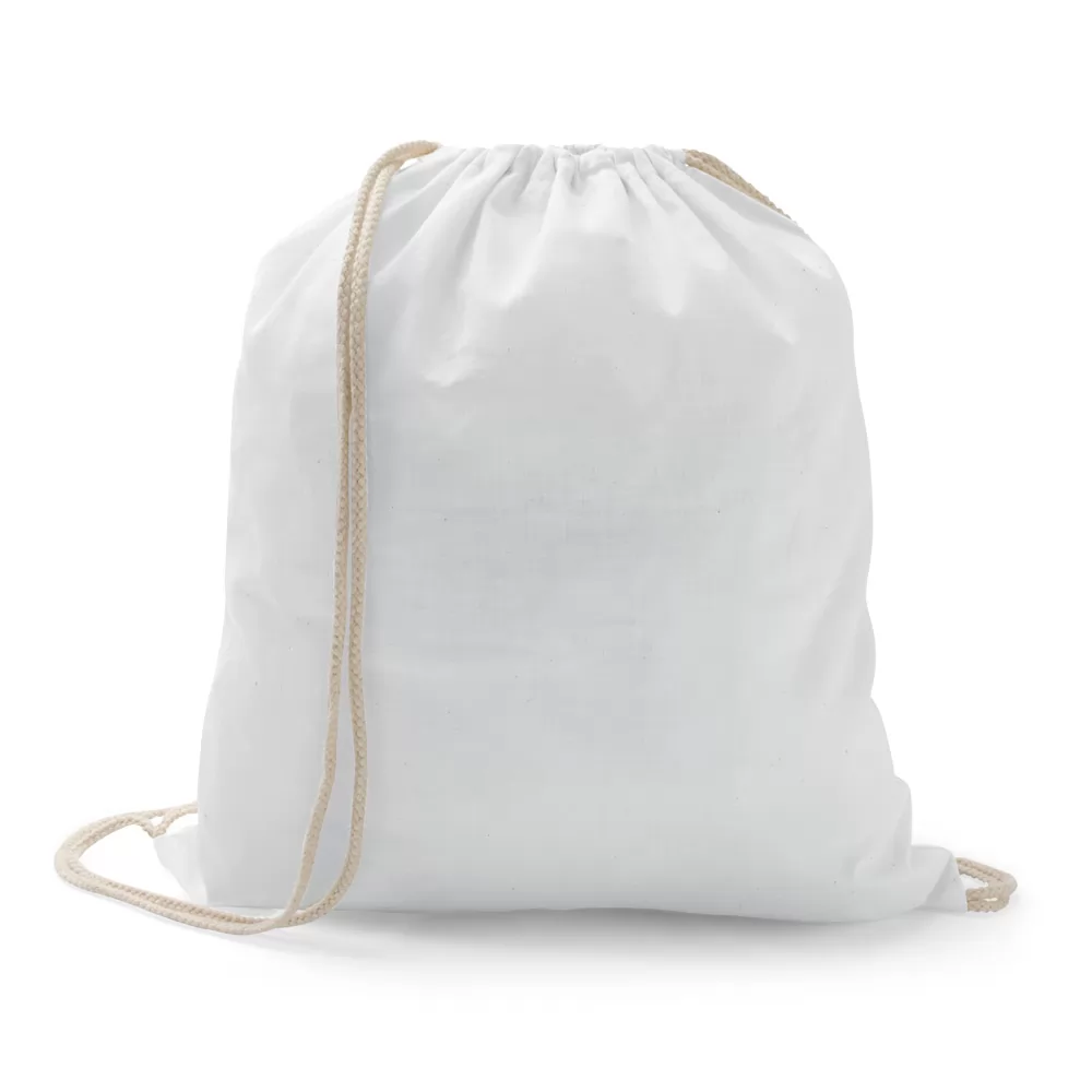 Mochila Saco em Algodão Reciclado Personalizada Mochila Saco em Algodão Reciclado Personalizada