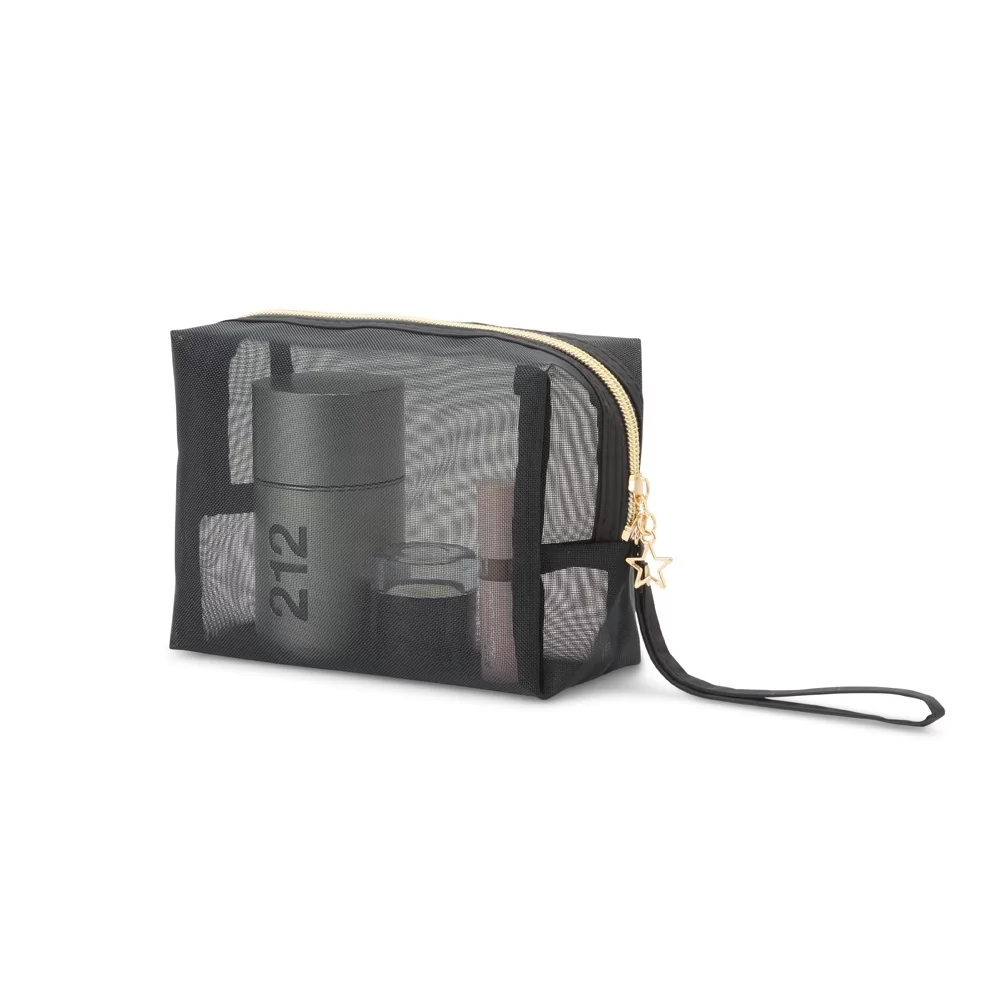 Nécessaire de Malha de Nylon Personalizado Nécessaire de Malha de Nylon Personalizado