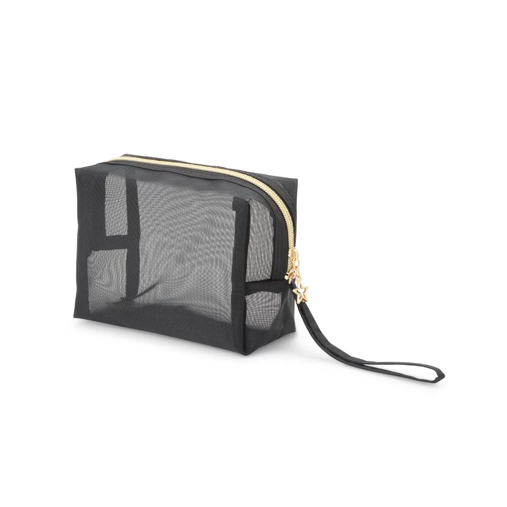 Nécessaire de Malha de Nylon Personalizado Nécessaire de Malha de Nylon Personalizado