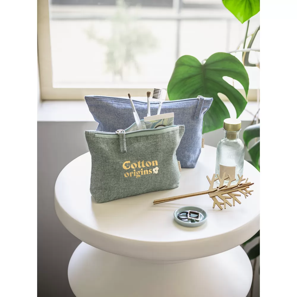 Nécessaire multifunções em 70% algodão reciclado e 30% poliéster reciclado Personalizado Nécessaire multifunções em 70% algodão reciclado e 30% poliéster reciclado Personalizado
