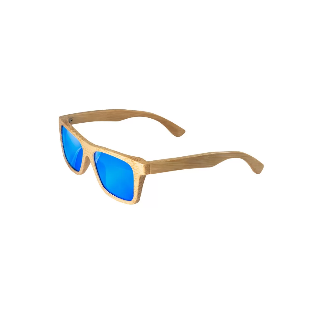 Óculos de sol em bambu om lentes espelhadas Personalizados Óculos de sol em bambu om lentes espelhadas Personalizados