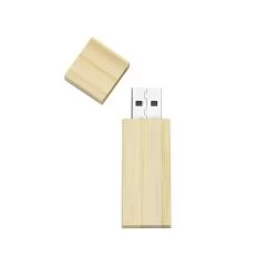 onjunto Estojo e Pen Drive Bambu 16GB Personalizado