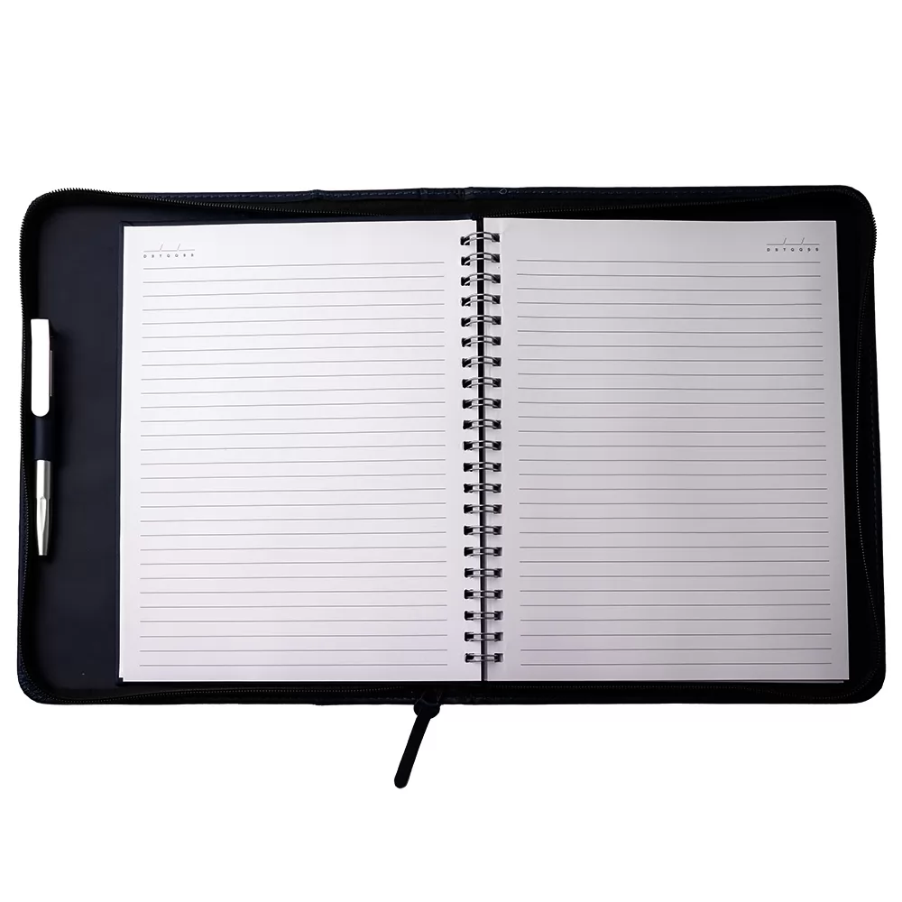 Pasta Caderno de Couro Sintético Personalizada Pasta Caderno de Couro Sintético Personalizada