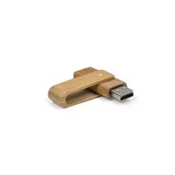 Pen Drive Bambu 4 Gb Giratório Personalizado 