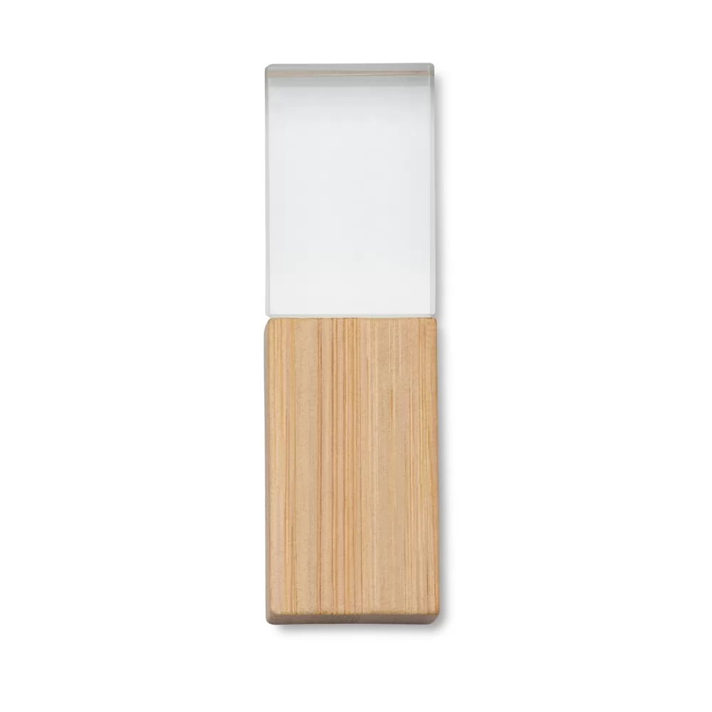 PEN DRIVE BAMBU CRISTAL 8GB Personalizado